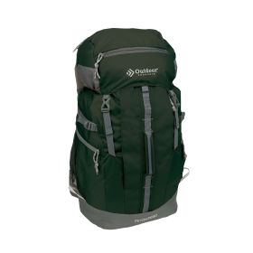 Outdoor Products Arrowhead 47 Ltr Hiking Backpack, Rucksack, Unisex, Green, Adult, Teen
