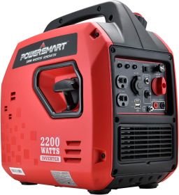Power Smart Portable Generator, 2200 Watts Inverter Generator gas powered, Super Quiet for Outdoor Camping & Home Use PS5025